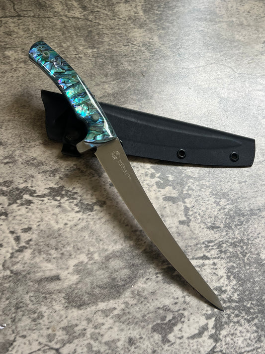 7” Edisto with abalone handle