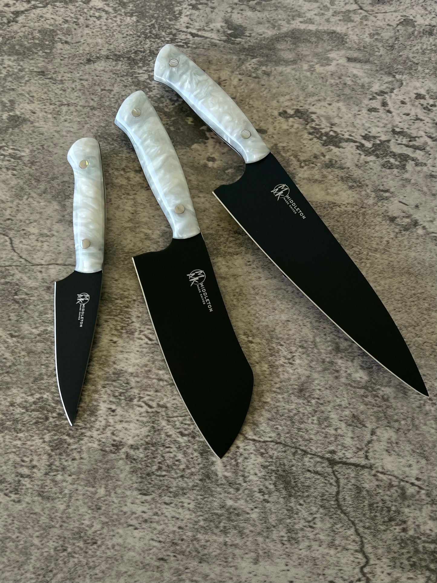 Pearl Echo Set - Chef, Santoku and Paring