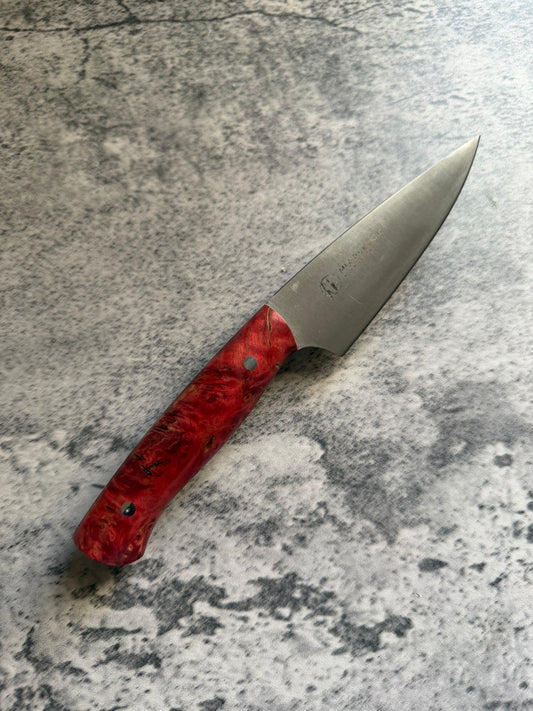 4” Paring with Red Maple burl