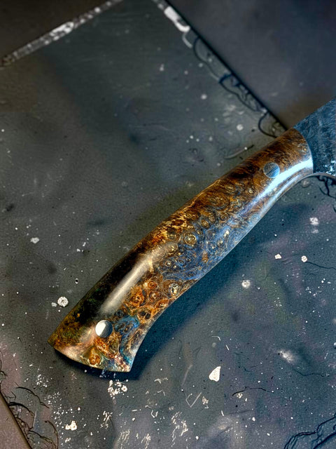 Burl 6” San Mai Bunka knife