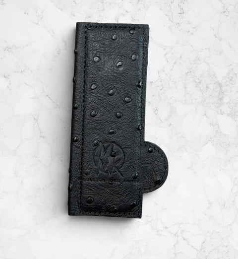 Middleton Made Knives | Premium Ostrich-Embossed Leather Knife Guard