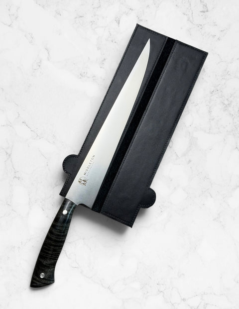 Middleton Made Knives | Premium Ostrich-Embossed Leather Knife Guard