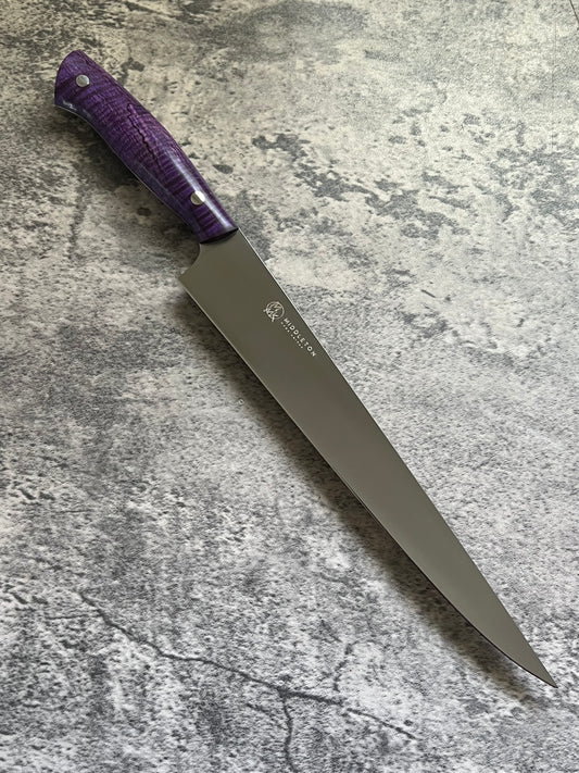 10” Slicer with Purple Curly Maple