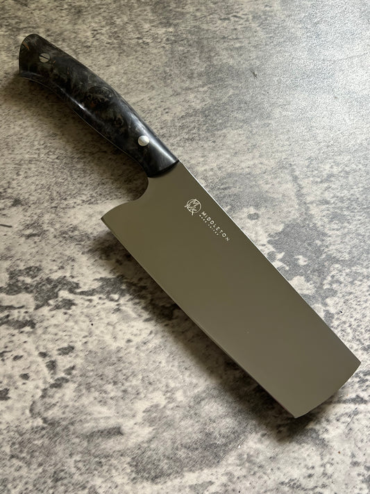 6” Nakiri with Slate Maple Burl