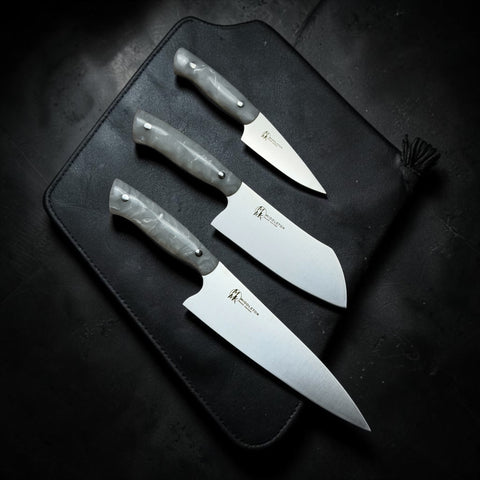 Pearl Echo Set - Chef, Santoku and Paring