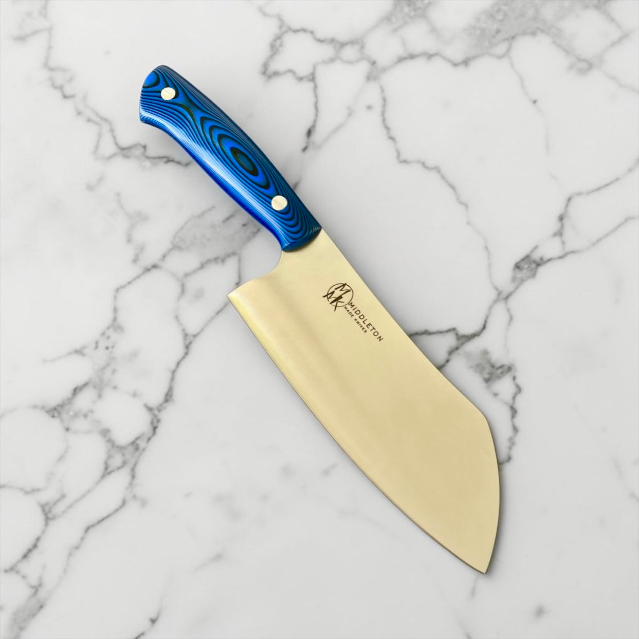 Echo - 6” Blue/Black Santoku