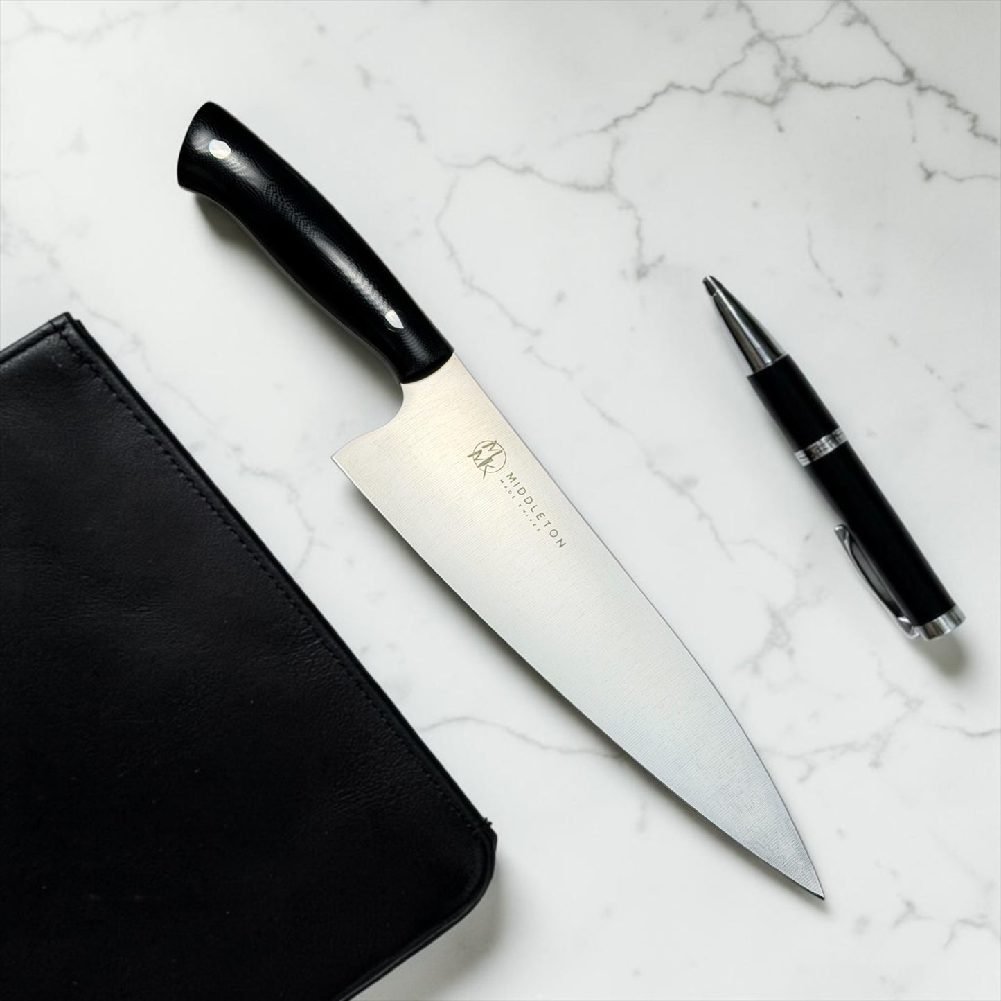 Custom 8” chef with Black G10