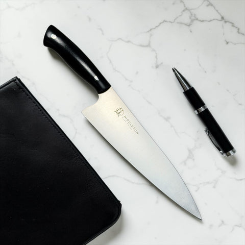 Custom 8” chef with Black G10