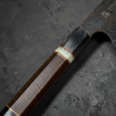 7” Damascus Clever with Wa Handles