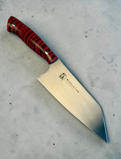 Red Curly Maple 6” Bunka knife