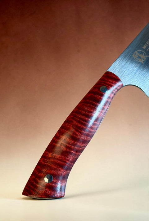 Red Curly Maple 6” Bunka knife